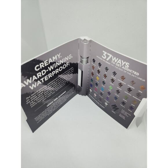 New URBAN DECAY Matte black Travel Glide On Eye pencil Waterproof Eyeliner .03oz - Picture 2 of 2